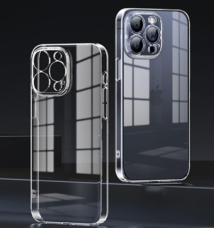 Memumi Brilliant Back Cover for Apple iPhone 14 Plus - Transparent view 2