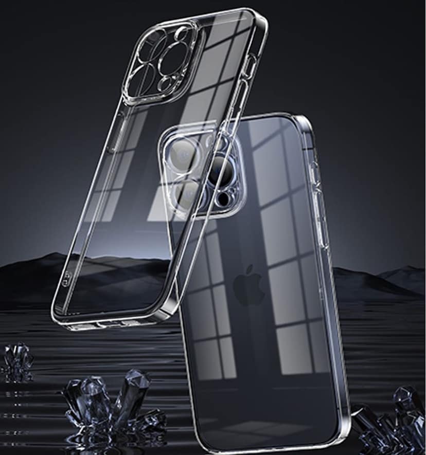 Memumi Brilliant Back Cover for Apple iPhone 14 Plus - Transparent view 9