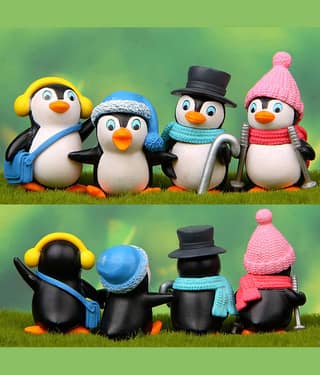 3Mads Figurine 3.2 cm - Pack of 4