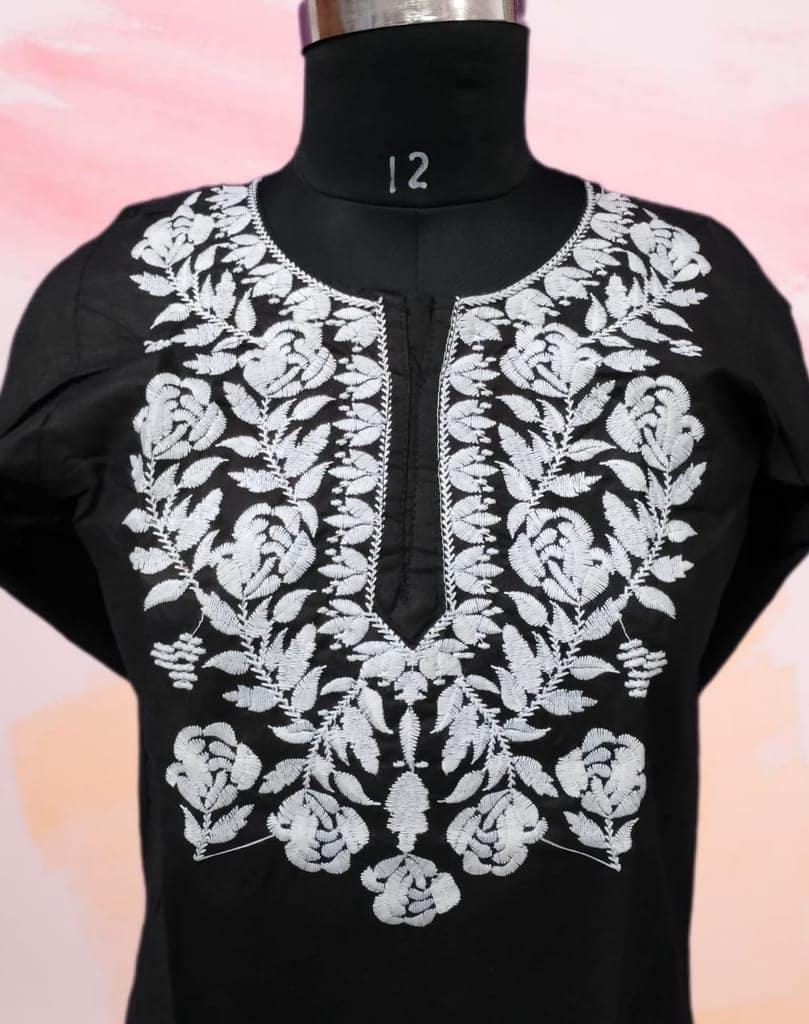 BLACK SHORT P.C COTTON KURTI view 5