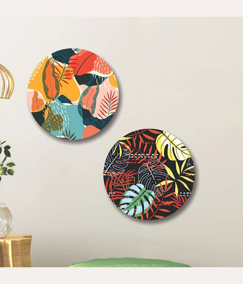 Saf Premium Floral wall hanging MDF Painting