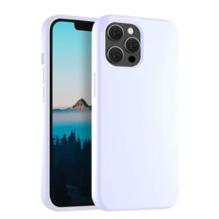 LIRAMARK Liquid Silicone Soft Back Cover Case for Apple iPhone 12 Pro Max (6.7 inch)