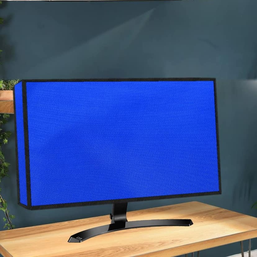 PalaP Super Premium Dust Proof Monitor Cover for DELL 21.5 inches Monitor (Bright Blue) view 5