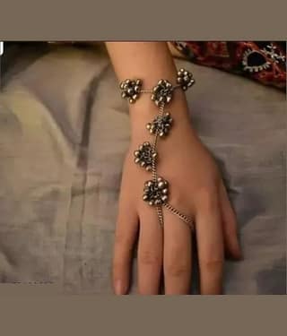 Samridhi DC Silver Cuff ( Pack of 1 )