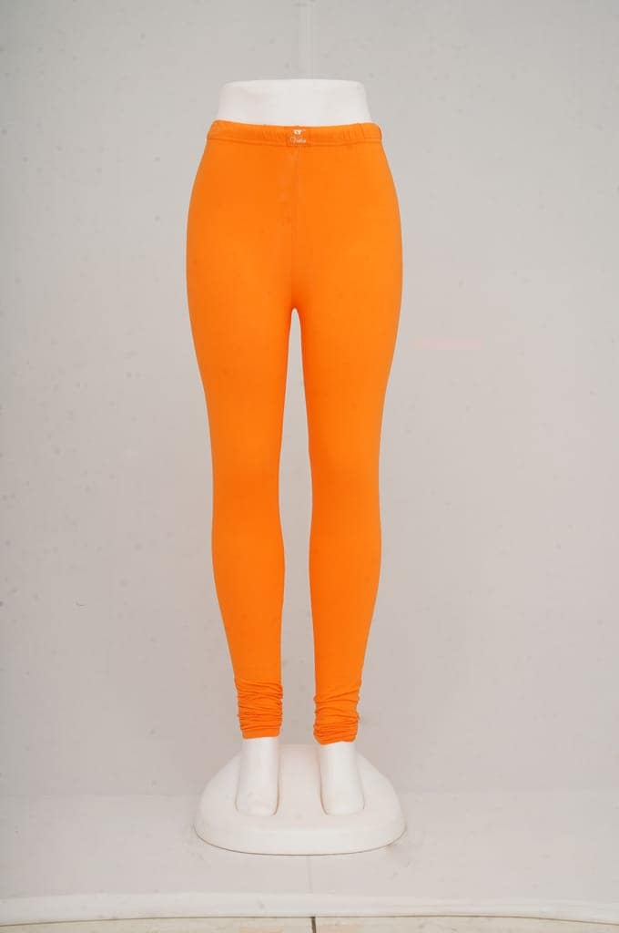 Women Orange Leggings view 2
