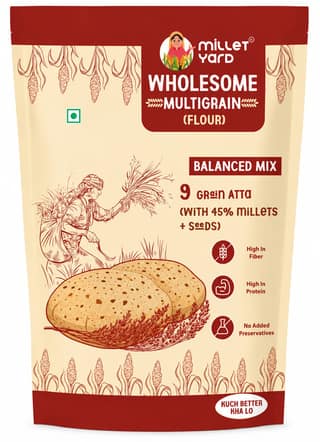 MILLET YARD Wholesome multigrain Atta | High Protien |