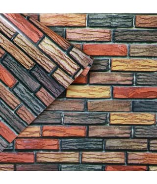KAAF - Geometric Wallpaper ( 45 x 250 ) cm ( Pack of 1 )