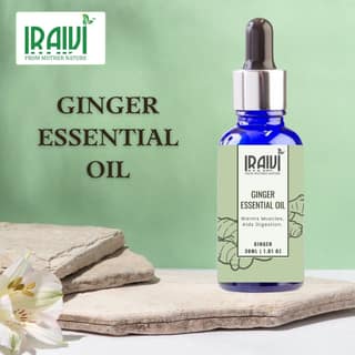 Iraivi Premium Ginger Essential Oil | Pure & Natural by Iraivi Organics