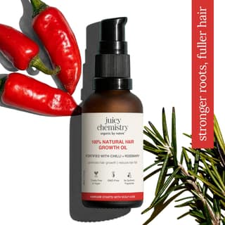 100% Natural Hair Growth Oil with Chilli + Rosemary