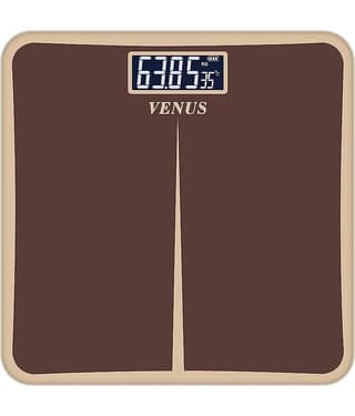 Venus Electronic Digital LCD Body Weighing Scales EPS-8199-New-Brown