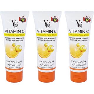 YC Vitamin C Face Whitening For All Skin Face Wash - Pack Of 3 (100ml)