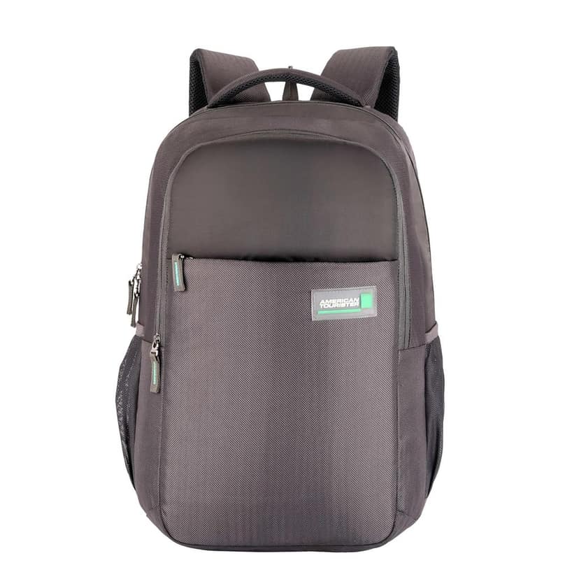 Trot | 32 Ltrs | 3 Compartments | Bottle Pocket | Ergonomic Padded Back Panel & Shoulder Straps | Laptop Backpack | 1 Year International Warranty | Grey view 2