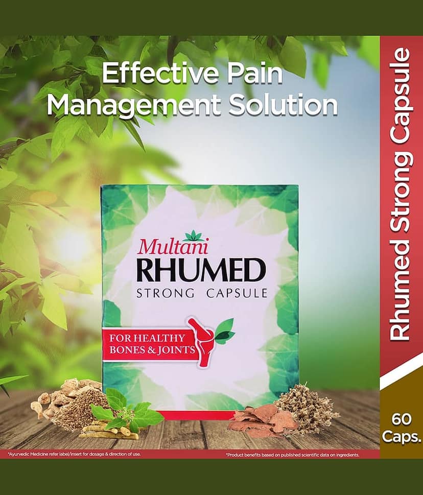 Multani Rhumed Ayurvedic Joint Pain Relief Capsules 60No.s (Pack of 1) view 2