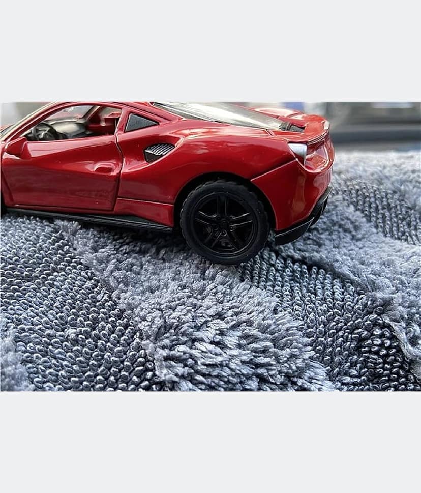 Auto Hub Grey 1300 GSM Microfiber Cloth For Automobile ( Pack of 1 ) view 2