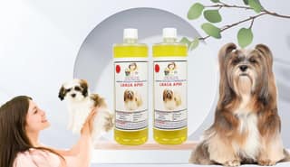 Swacch Shampoo Specially Formulated for Lhasa APSO (1 Litre) (Combo Pack of 2) Lemon