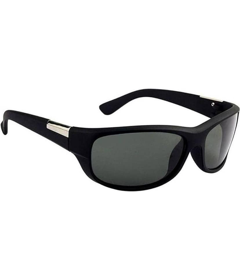 Kanny Devis - Black Wrap Around Sunglasses ( Pack of 1 ) view 2