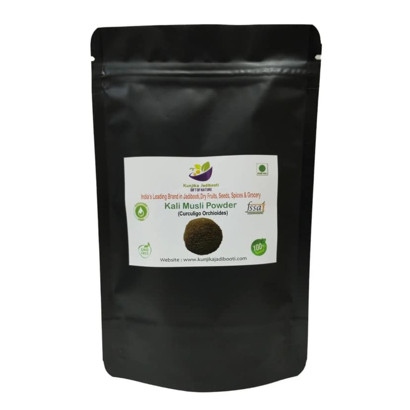 Kunjika Jadibooti Kali Musli - Curculigo Orchiodes - Black Musli Powder - 100 gm