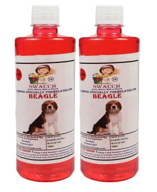 Swacch Shampoo Specially Formulated for Beagle (500ml) (Combo Pack of 2) Jasmine