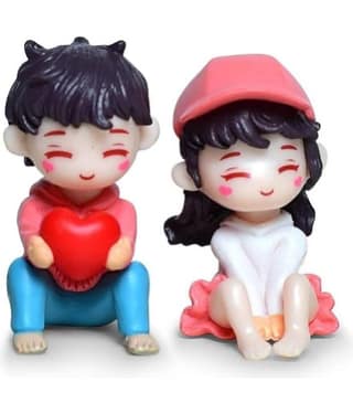 Idream Couple & Human Figurine 6 cm - Pack of 1