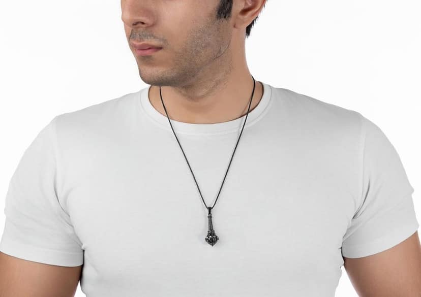 Lord Hanuman Gada Pendant view 7