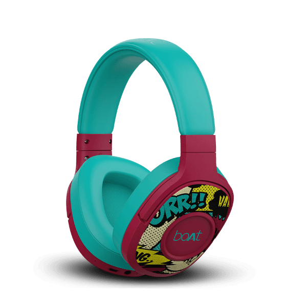 boAt Rockerz 558 | Wireless Headphone with 20 Hours Playback, Physical Noise Isolation, 50mm Dynamic Drivers Maroon Maverick