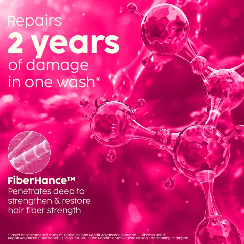 Hibiscus Bond Repair Advanced Shampoo (Repairs Hair Structure & Reduces Breakage) __Starter Pack__ view 2