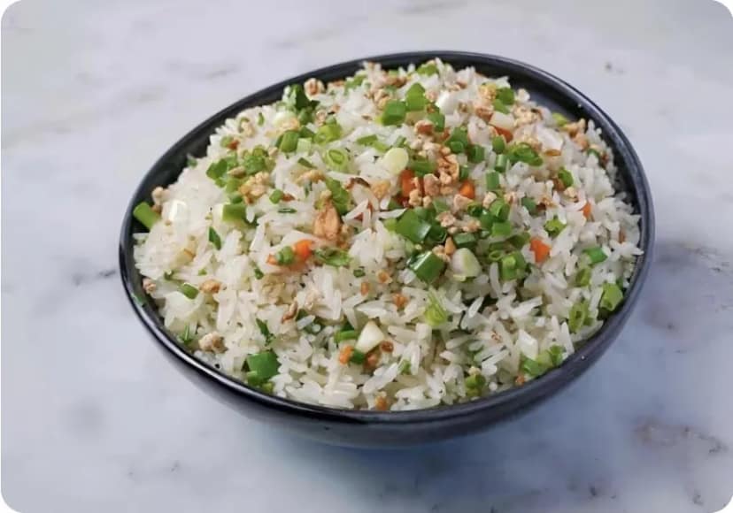Burnt Garlic Ghee Rice