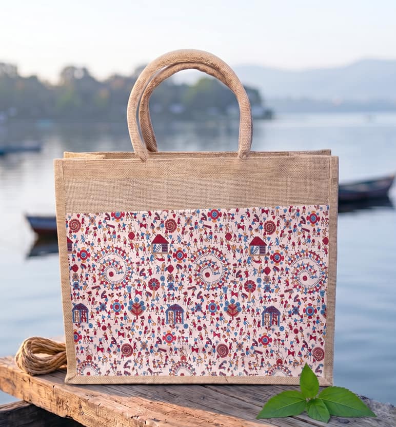 Handcrafted Jute Shopping Bag