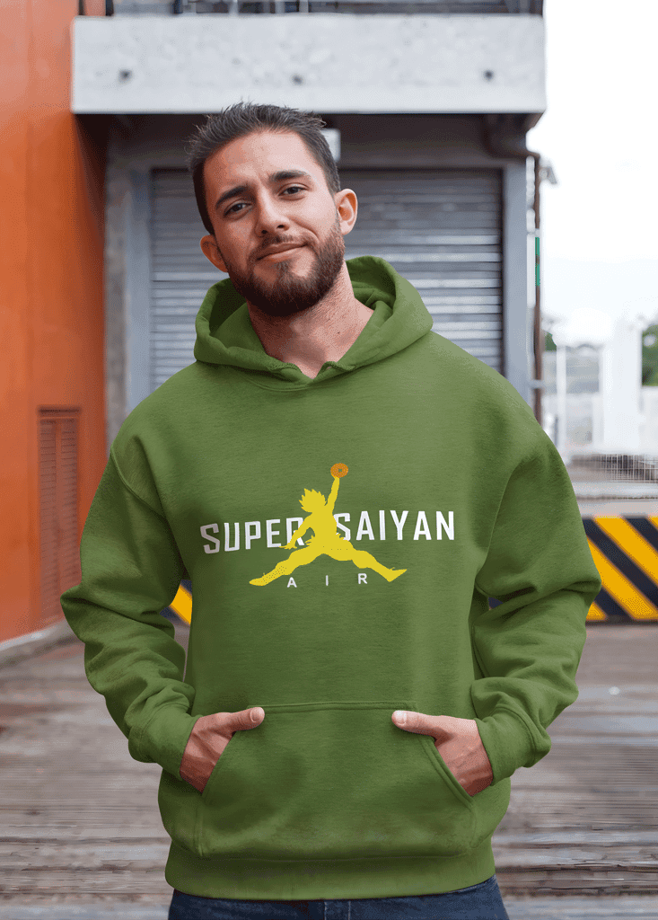 Super Saiyan Air | Premium Goku Parody Unisex Hoodie view 2