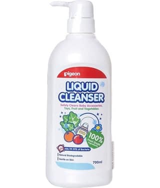 Pigeon Fine White & Blue Liquid Cleanser