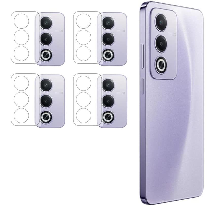 ISAAK Back Camera Lens Protector compatible for OPPO A3 Pro (Pack of 4)