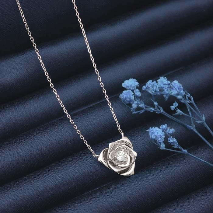 Silver Rosetta Necklace view 3