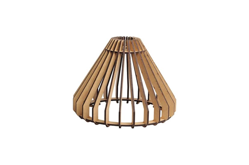 Dbeautify Hanging Lamp, MDF, Black (Bulb, and Extension Included) view 3