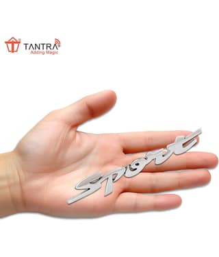 Tantra 3D Logo In Car Sticker