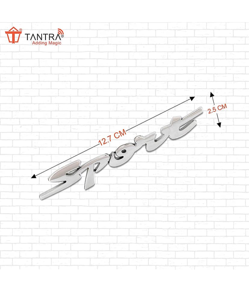 Tantra 3D Logo In Car Sticker view 2