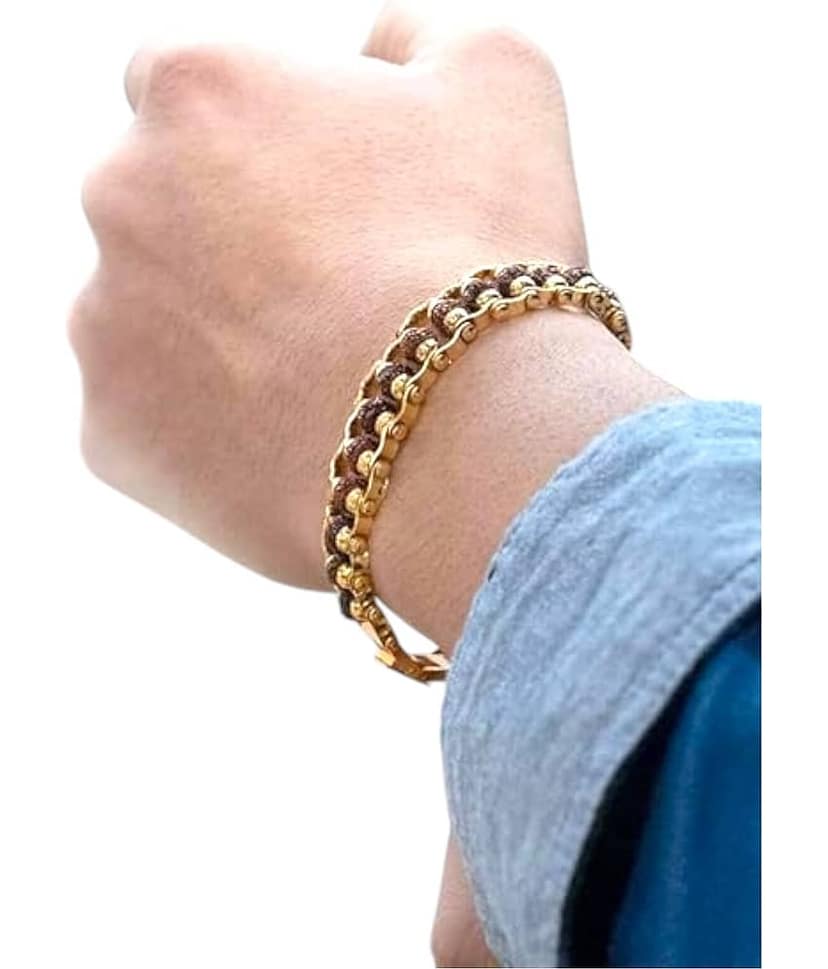 Charms Gold Bracelet ( Pack of 1 ) view 2