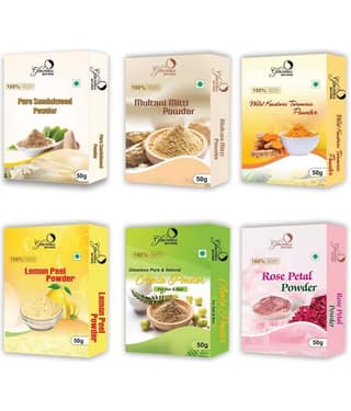 glowious - Skin Toning Face Pack for Normal Skin ( Pack of 6 )