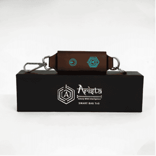 Arista Vault Brown Smart Bag Tag