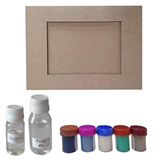 Resin Art on MDF Frame DIY Kit by Penkraft