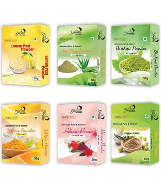 glowious - Skin Toning Face Pack for Normal Skin ( Pack of 6 )