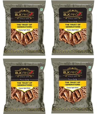 BLK FOODS DailyCinnamon split Stick (Dalchini) 400g (4 X 100g) 400 gm Pack of 4