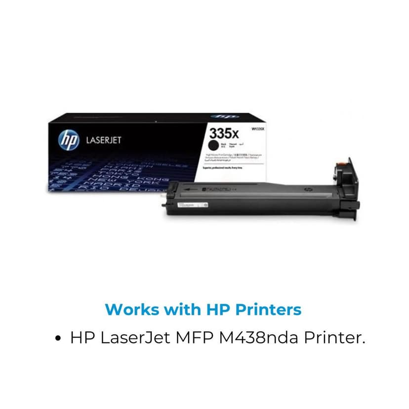 HP 335X High Yield Black Original LaserJet Toner Cartridge (W1335X) view 4