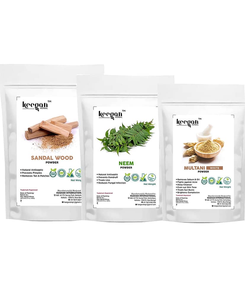 Keegan - Natural Glow Facial Kit For All Skin Type ( Pack of 3 )