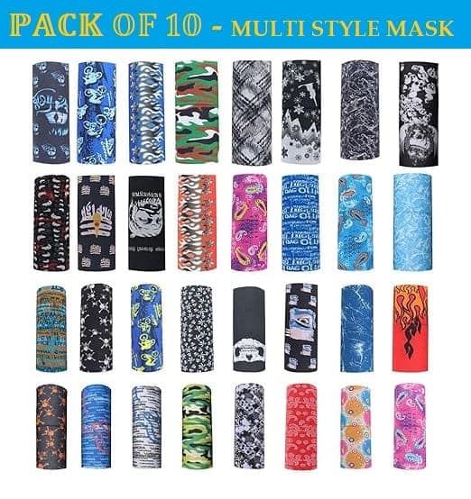 Ultra Stylish Multi-purpose Multifunctional Seamless Wear Unisex Headwear Headband Head Sports Bandana - Assorted Prints view 2