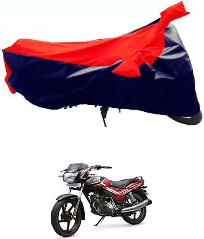 AutoRetail - Dust Proof Two Wheeler Polyster Cover With (Mirror Pocket) for Honda Dream Neo ( Pack of 1 ) , Multicolour