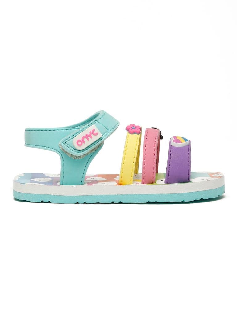 Premium Cloud Gelatoe Sandals - Sea Green (Girls) view 4