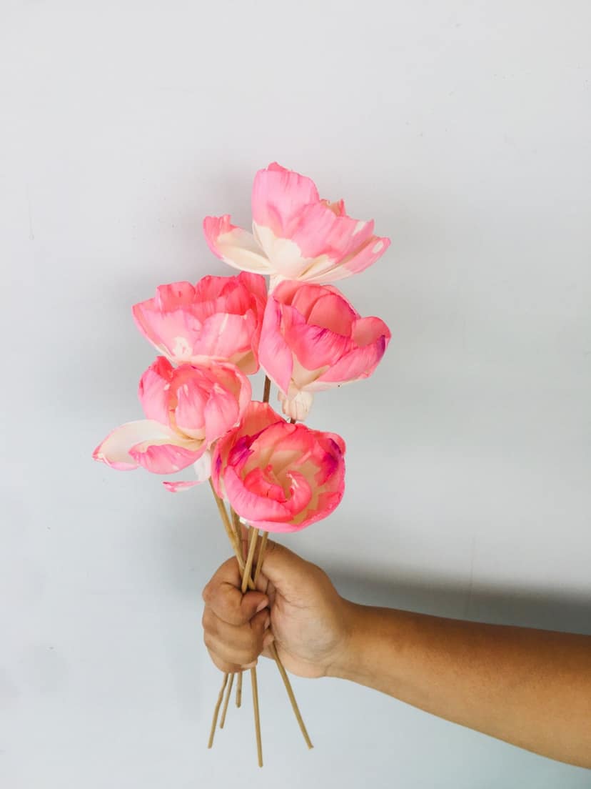 Barbie Pink Sola Flower (5pcs)
