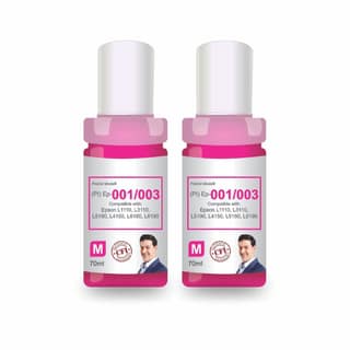 ProDot Ep 001/003 Inkjet Ink Refill Compatible with Epson L1110, L1455, L3100, L3101, L3110, L3150, L4150, L4160, L5190, L6160, L6170, L6190 Ink Tank Printers