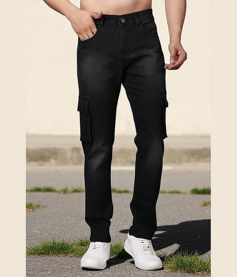 ZAYSH Men's Jeans - Black ( Pack of 1 )