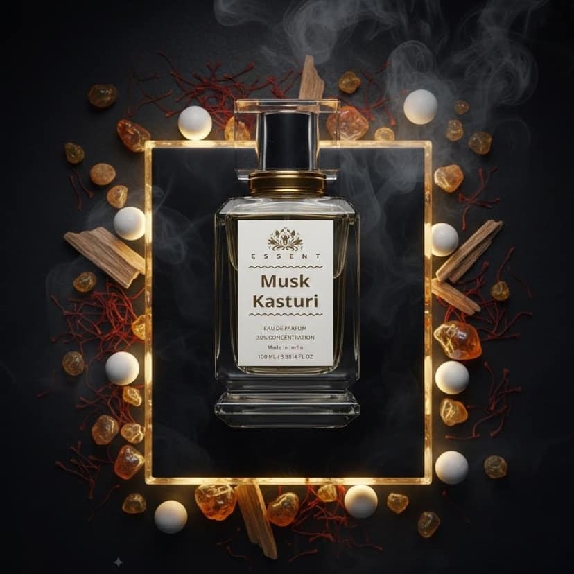Essent Perfumes Musk Kasturi Eau de Parfum (EDP) – Traditional Kasturi Musk Long Lasting Perfume – Unisex Fragrance view 4